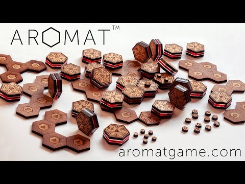 Aromat Board Game + App / A Beautiful Wooden Strategy Game