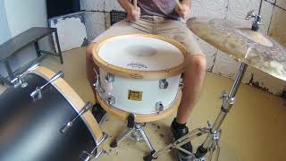 Video thumbnail for Quick Used Akira Jimbo 13X7 Snare demo by Timpano-percussion