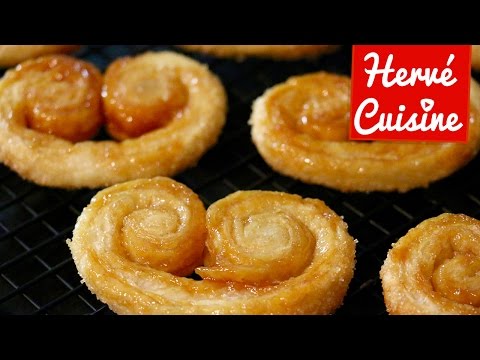 Recette palmiers sucre et caramel super facile et rapide