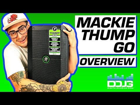 DJ Anywhere You Want! Mackie Thump GO 8″ Portable Battery Powered Loudspeaker Overview