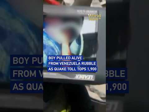Boy pulled alive from Venezuela rubble as quake toll tops 1,900 #worldnow