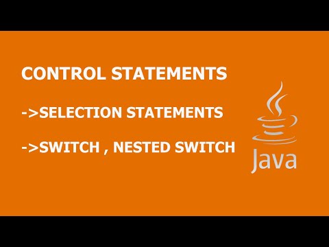 Java Tutorial Control Statements Selection Statements Switch Nested Switch