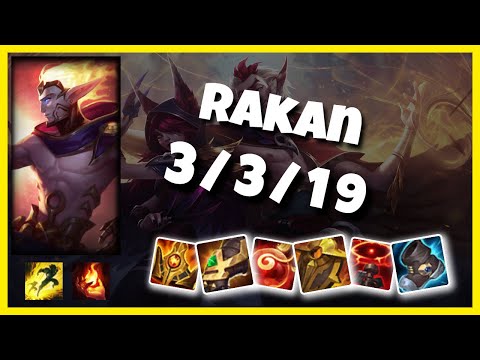 Rakan vs Leona EU Challenger SUPPORT (3/3/19) Gameplay Replay - Patch 10.23