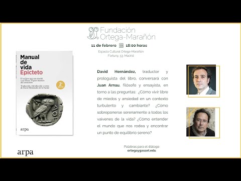 Presentación: «Manual de vida. Epicteto»