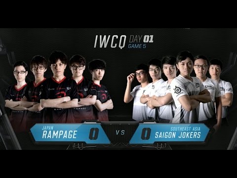 RPG vs SAJ Highlights - RAMPAGE vs SAIGON JOKERS – IWCQ BRAZIL 2016 – Day 1