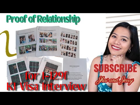HOW TO ASSEMBLE PROOF OF RELATIONSHIP PHOTOS - CALL LOGS AND CHATS FOR 129F AND K1 VISA INTERVIEW