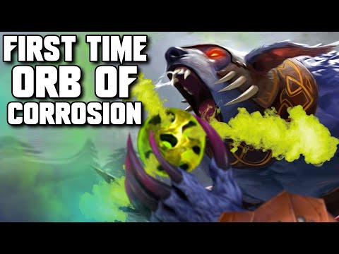 In a Strong Lane, Orb of Corrosion earns itself back? — first time using it - Dota 2 - Grubby