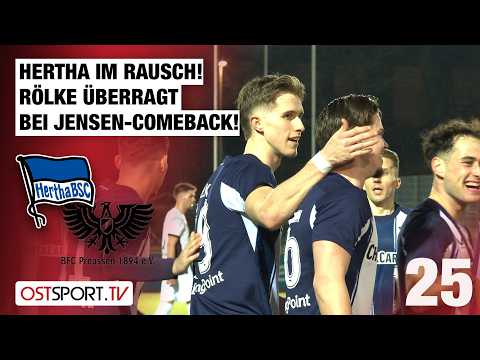 JENSEN-COMEBACK! Herthas TALENTE im RAUSCH: Hertha BSC II - BFC Preussen | Regionalliga Nordost