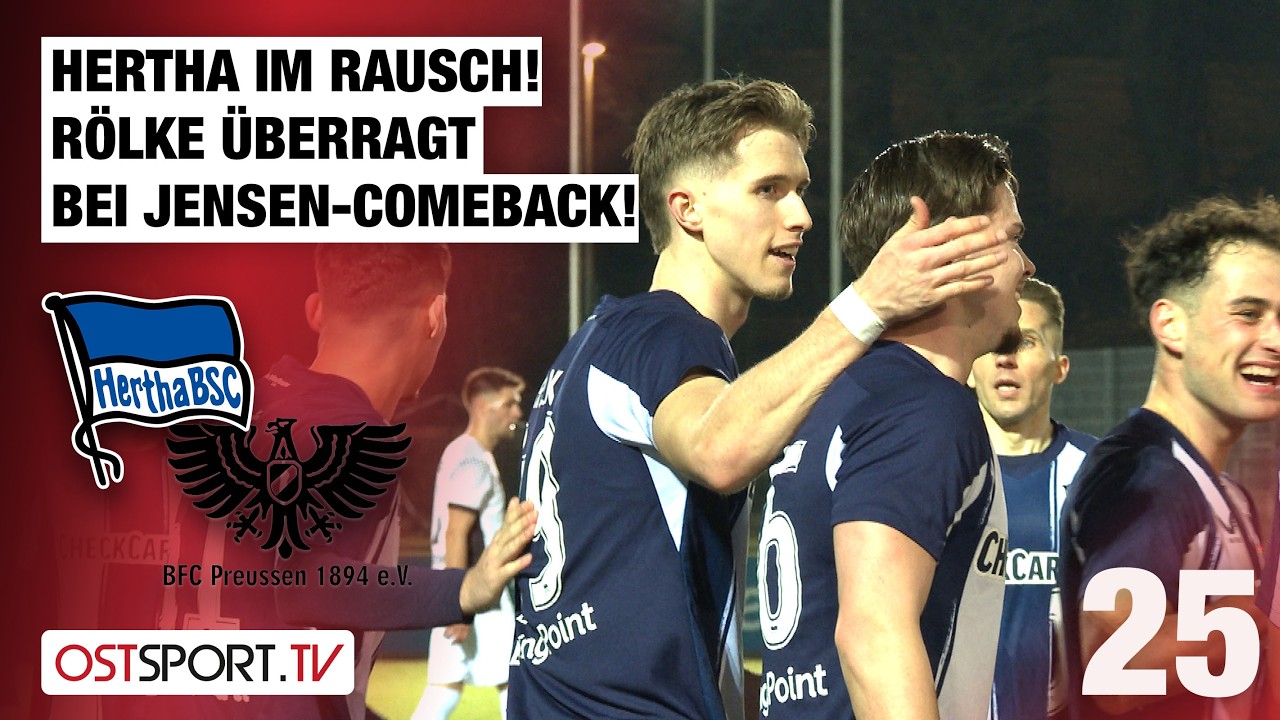 Hertha BSC II U23 vs B Preussen Berlin Highlights