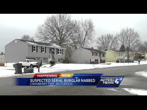 Alleged Cranberry Township serial burlar arrested