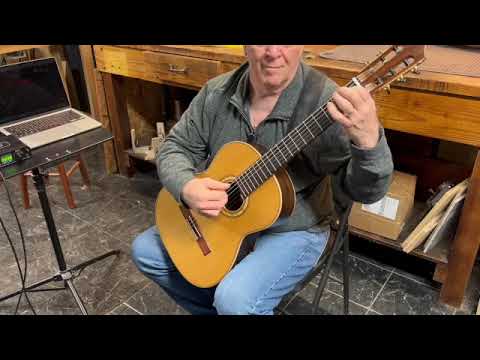 Ken Whisler Handcrafted Classical Guitar 2025 - French Polish image 9