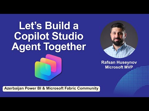 Copilot Studio: Build First AI Agent Copilot Studio: Build First AI Agent