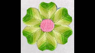 Fly Flower Embroidery !!!Fly Stitch Flower Hand Embroidery Tutorial,Flower Embroidery Sewing Hacks b