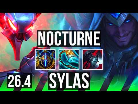 NOCTURNE vs SYLAS (JGL) | Good KDA: 14/1/4 | EUW Master | 26.4