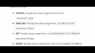 WHAT IS NUMERIC DATATYPE( NON - DECIMAL ) | PART III | SQL WITH SURAJ