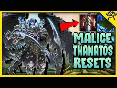 CRIT THANATOS BUILD! MALICE HAS INSANE RESET POTENTIAL! - Masters Ranked Duel - SMITE