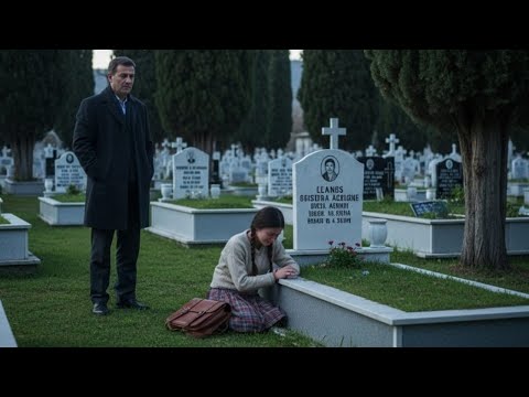 “Milioneri gjeti një vajzë të pastrehë duke qarë te varri i gruas së tij — ajo i tha diçka që ia..