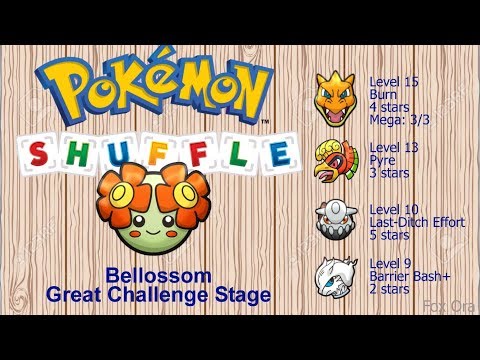 Pokemon Shuffle - Bellossom (Itemless) - Great Challenge Stage