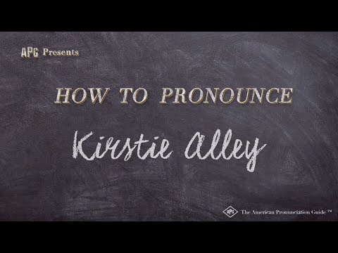 How to Pronounce Kirstie Alley (Real Life Examples!)