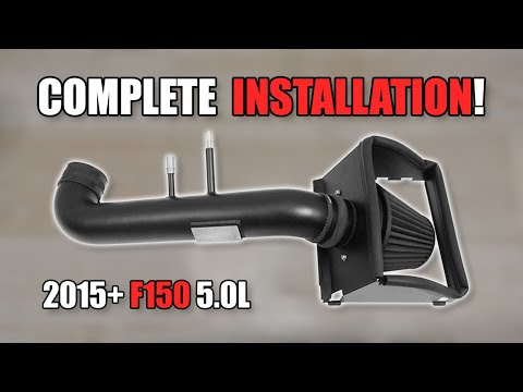 K&N Blackhawk Cold Air Intake Install on 2019 F150 5.0L