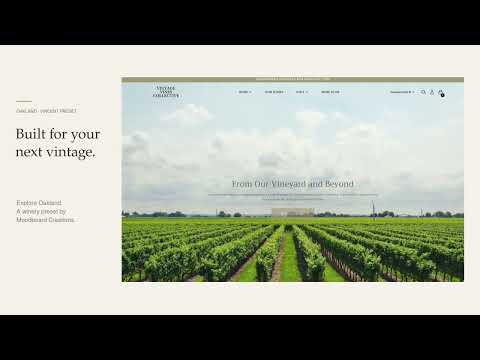 Built for Modern Wineries