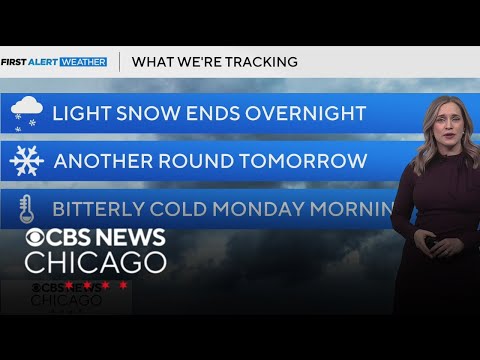 Chance of snow showers for Sunday