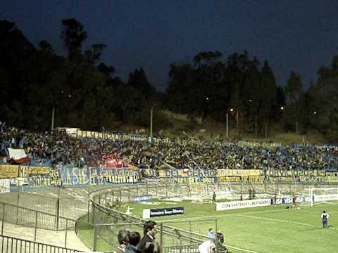 "SALIDA EVERTON LIBERTADORES CONTRA CHIVAS" Barra: Los del Cerro • Club: Everton de Viña del Mar