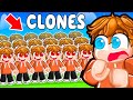I CLONED an ARMY of MYSELF in Roblox!