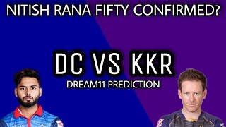 DREAM11 TEAM TODAY | DC VS KKR GL ANALYSIS IN HINDI | IPL DREAM11 PREDICTION TODAY