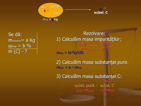 Rezolvarea problemelor la chimie Part 4