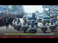President Ruto drives through Bungoma town after Madaraka Day Celebrations