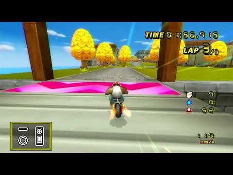 Luke's World Record on DS Delfino Square [MKW WR] (2:04.208)