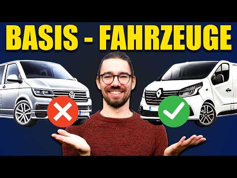 Top 5 base vehicles for camper conversions: Advantages & disadvantages + my recommendation! 🚐🔧