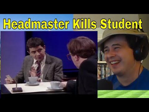 American Reacts Rowan Atkinson Live - Headmaster kills student