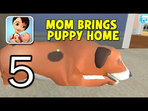 Mother Life Simulator Game 2021 - Part 5 Mom Brings Puppy Home (iOS, Android)