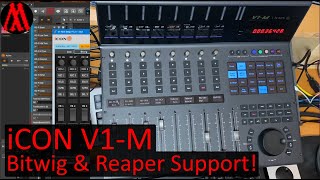 Video thumbnail for iCON V1-M (V1-X, P1-M, P1-X, P1-Nano), Unboxing, Test, Bitwig & Reaper Support with DrivenByMoss! by Jürgen Moßgraber