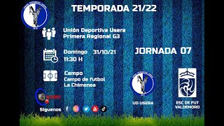 R.F.F.M. - PRIMERA AFICIONADOS (Grupo 3) - Jornada 7: Unión Deportiva Usera 2-2 Escuela de Fútbol Valdemoro
