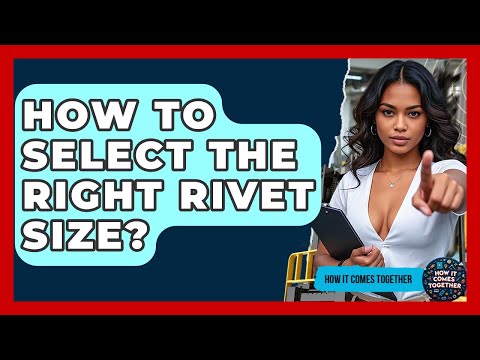 How To Select The Right Rivet Size? - How It Comes Together