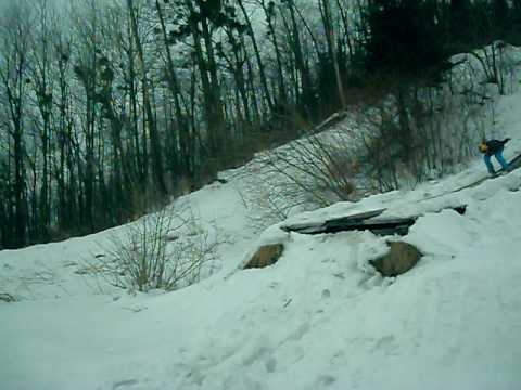 Skoki Narciarskie- trening w Goleszowie