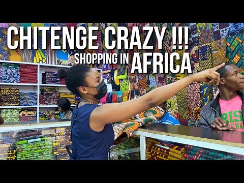 COME FABRIC SHOPPING WITH ME @ Comesa Market, Lusaka, Zambia || Africa Travel Vlog