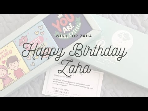 Story : Wishes for Zaha | RMO Birthday | Stayathome