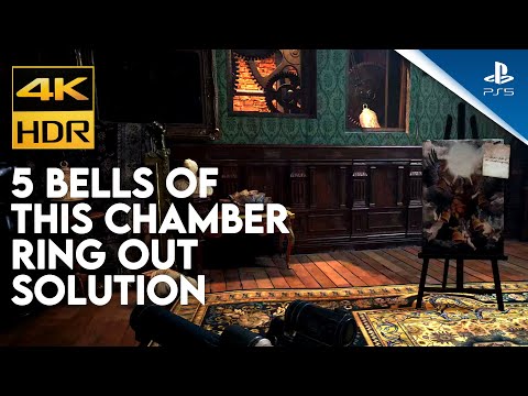 Resident Evil Village 5 Bells of This Chamber Ring Out Puzzle Solution - Castle Dimitrescu - 4K HDR