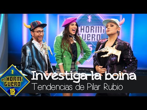 Glòria Serra disfruta con Pilar Rubio sobre investigar si la boina es un arma - El Hormiguero