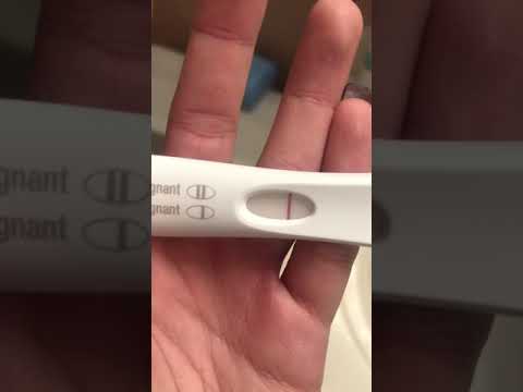 POSITIVE FIRST RESPONSE PREGNANCY TEST-10 DAYS DPO
