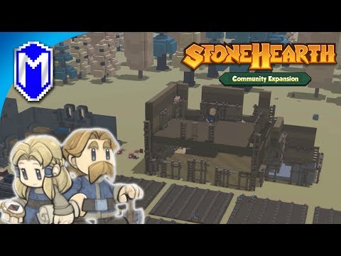 The Inn, Building A New Building For Our Hearthlings - Let's Play Stonehearth ACE Mod Gameplay Ep 7