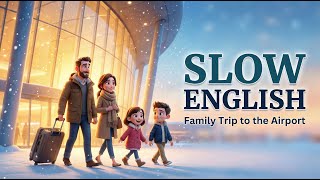 A Family Trip to the Airport | Easy English Listening Practice (A2)