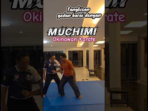 Gedan barai with muchimi. Okinawan Karate