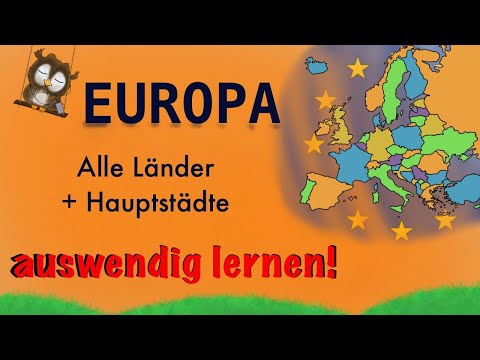 europäische Länder und Hauptstädte lernen