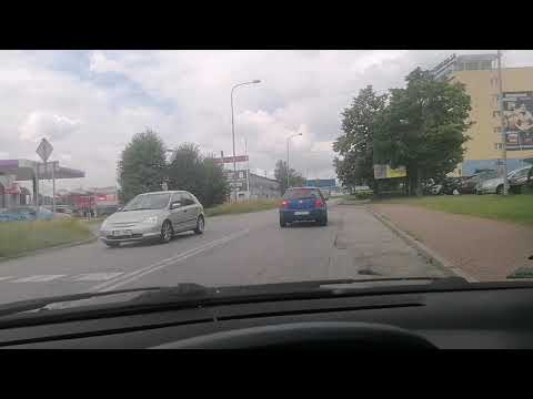 Tychy; z Towarowej na DK1 w kierunku Łodzi