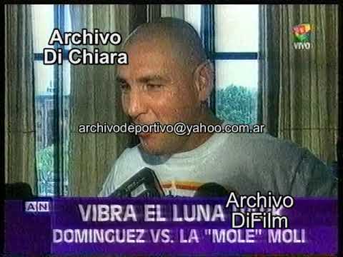 Boxeo Pesaje pelea La Mole Moli - Marcelo Dominguez 2002 V-00966 DiFilm